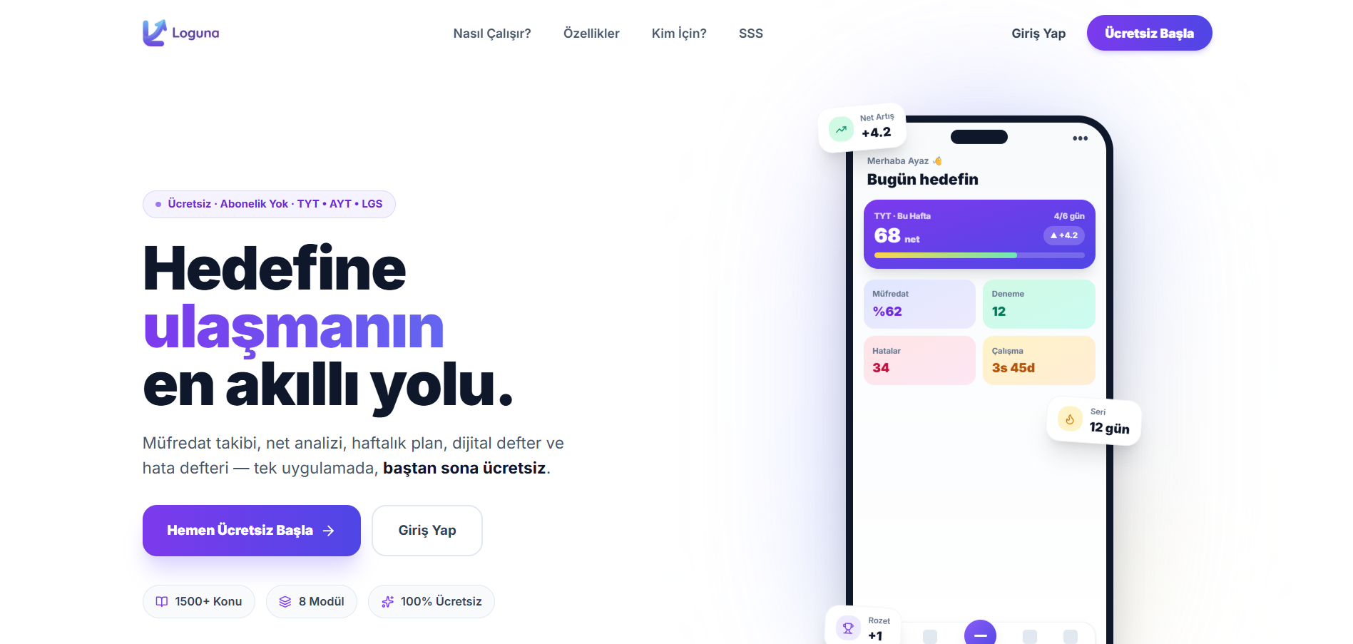 Loguna ekran görüntüsü